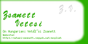 zsanett vetesi business card